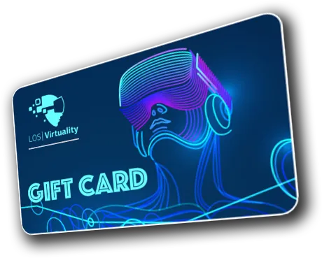Los Virtuality. Virtual Reality (VR) Gift Card, Certificate. Birthday gift idea, What to give